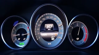 Mercedes E200 CDI Bluetec Acceleration 0-200 Test