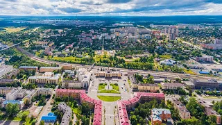 Петрозаводск с высоты 300м