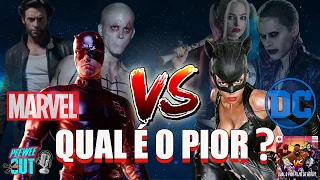 MARVEL vs DC. QUEM TEM O PIOR FILME DE HERÓI ? | PWC 146 - Parte Final | PEEWEE CUT DISPUTAS