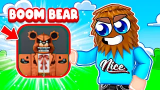 Testing The NEW BOOM BEAR In The House Tower Defense