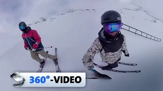360°-Video: Ski-Freestyler Flo Preuss im Slopestyle | Sportschau