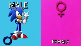 Sonic Characters Gender Swap Edit | Sonic Boom Con Genero Opuesto