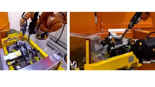 KUKA robotic arm welding machine