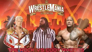 Wwe 2k24 Special Guest Referee Match //  The Rock Vs Cody Rhodes . #wwegameplay  #wwe2k24