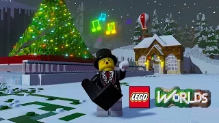 LEGO Worlds Three New Winter Wonderland Brick Builds Including HUGE Christmas Tree!