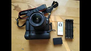 ВНЕШНЯЯ АККУМУЛЯТОРНАЯ БАТАРЕЯ Battery grip BG-E10 для модэлий фотоаппарата Canon 1100D 1200D 1300D