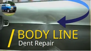How to Repair a Dent on a Body Line - Pulling, Body Filler / Bondo