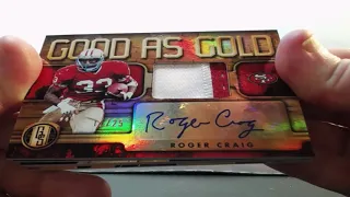 07-14-2019  2019 Panini Gold Standard Football 6 Box 1/2 Case Break  1/1 AUTO MOJO! BOOM!