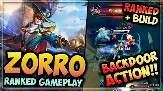 HEROES EVOLVED - ZORRO BUILD | RANKED GAMEPLAY | NEW HERO!!