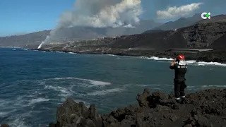 La calidad del aire de La Palma continúa siendo desfavorable