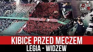 Kibice przed meczem Legia - Widzew (24.02.2023 r.)