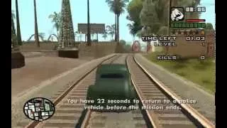 GTA San Andreas - Carl encounters Denise (girlfriend) during the Vigilante Mission as the suspect