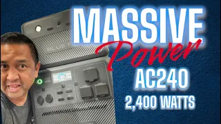 NEW BLUETTI AC240 * WATER / DUST PROOF POWER STATION