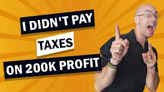 I didn't pay taxes on 200k profit from a house flip! #Shorts