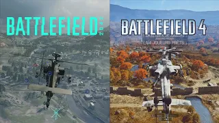 Arcade helicopters ? (BF2042 VS BF4 - Helicopter comparison)