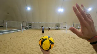GoPro Takes You In Action: Jaw-Dropping Beach Volleyball Match