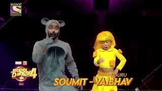 Super Dancer 4|Soumit aur Vaibhav ka New Dhamakedar Funny🤣 Dance Performance