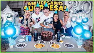 FIZEMOS UMA FESTA SURPRESA PARA MEU IRMÃO E OLHA A REAÇÃO DELE!! [ REZENDE EVIL ]