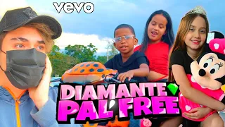 REACCIONANDO CON MI HERMANA a DIAMANTES PAL FREE💎Angi fire Ft Tilín viral ❌DEJA VU