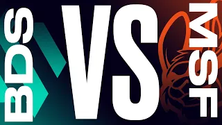 BDS vs. MSF - Неделя 1 День 3 | LEC Весенний сплит | Team BDS vs. Misfits Gaming (2022)