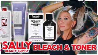 Blonde Root Retouch + T18 Toner From Sally Beauty Supply | BEGINNER FRIENDLY HAIR TUTORIAL (CHEAP!)