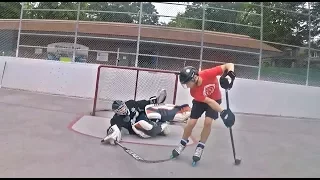 GoPro | PAVEL BARBER vs. BONES ON DEMAND | Roller Hockey Shootout [GoPro]