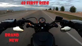 First Ride on my Harley Davidson Forty Eight