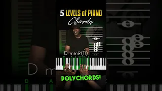 5 Levels of Piano | R&B Chords