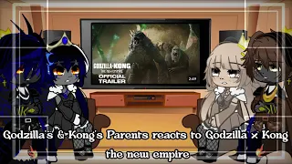 Godzilla's & Kong's Parents reacts to Godzilla x Kong The New Empire | @RST._Mate |