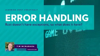 All about error handling in the Rust programming language