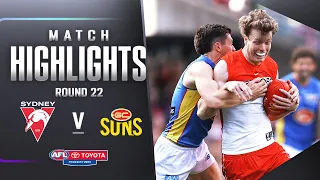 Sydney v Gold Coast Highlights | Round 22, 2023 | AFL