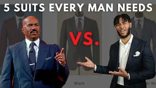 What Are The 5 Suits Every Man Needs - and Was Steve Harvey Right?