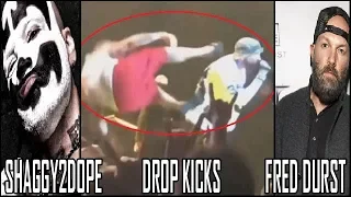 Shaggy 2 Dope of ICP tries to drop kick Fred Durst of Limp Bizkit LIVE on stage!