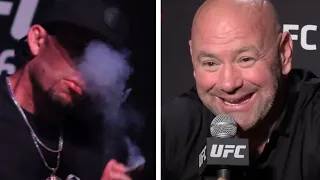 Dana White REACTS to Nate Diaz ALTERCATION Outside UFC 281