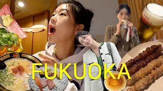 Korean's 3 days in Fukuoka VLOG✈️🇯🇵 | Resting and eating a ton… Food tour VLOG🐷