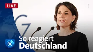 Pressekonferenz von Außenministerin Baerbock zu Russland und der Ukraine