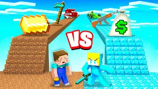 Billy ARM vs Ukri REICH BRÜCKE Survival Battle in Minecraft!