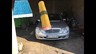 Mercedes E klasa W211 zamena filtera za kabinu i vazduha...