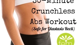 30-min Crunchless Abs (safe for diastasis recti!)