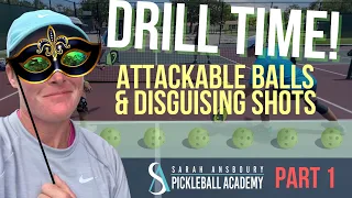 Attackable Balls & Disguising Shots - Drill - Part 1 - Sarah Ansboury