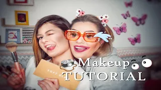 My FRIEND/Cousin (girl) does my makeup | Prietena/Verișoara mea mă MACHIAZĂ!! | Andreea B.