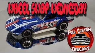 Hot Wheels 69 Copo Corvette Wheel Swap