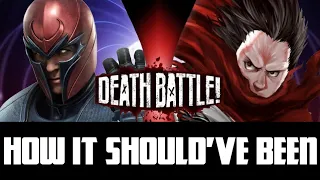 How Magneto VS Tetsuo (DEATH BATTLE!) Should've Been