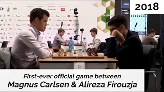 The First-Ever Chess Game between Magnus Carlsen and Alireza Firouzja