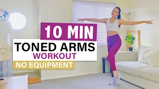 10 MIN TONED ARMS WORKOUT| No Equipment |  Slim Arms | Workout at Home --Re-edited-- ~Joy Tan