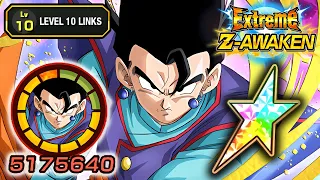 100% eza str gohan teen LEVEL 10 LINKS + STICKER EFFECT! Dragon Ball Z Dokkan Battle