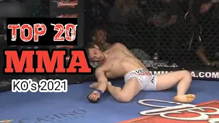 TOP 20 Most Unusual Knockouts in MMA fights 2021