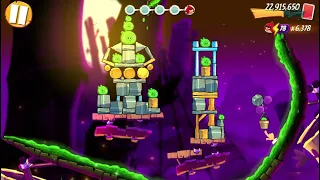 Angry Birds 2 PC Daily Challenge 4-5-6 rooms for extra Bomb card, Sat April 17, 2021 (ex.HARD DC)