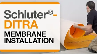 How to install the Schluter®-DITRA Uncoupling and Waterproofing Membrane
