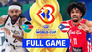 South Sudan v Puerto Rico | Full Basketball Game | FIBA Basketball World Cup 2023